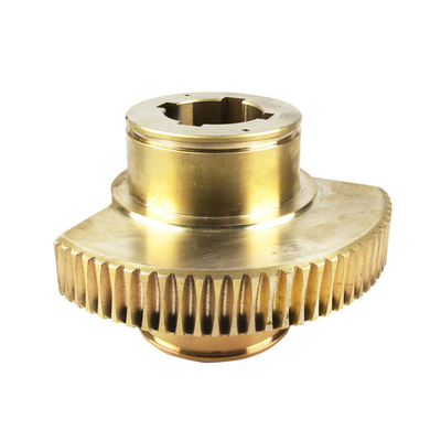 Customized Brass Casting Parts , Polishing CNC Machining Components